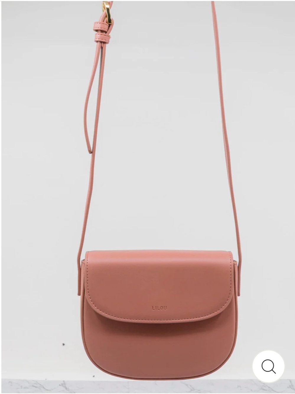 Dusty Rose Crossbody Bag